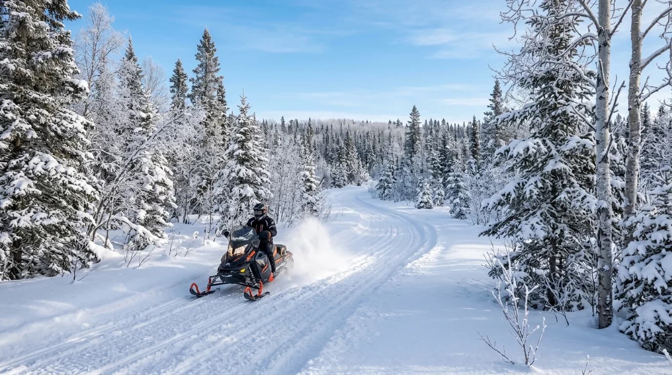 Snowmobile & Ski